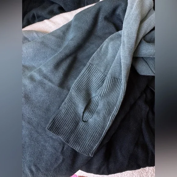 Nicholas K Free People Poncho Cardigan size S tie diy ombré - Picture 9 of 10